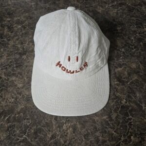 Howler Bros Hat Corduroy Strapback Dad Cap Howler Smiles White Adjustable